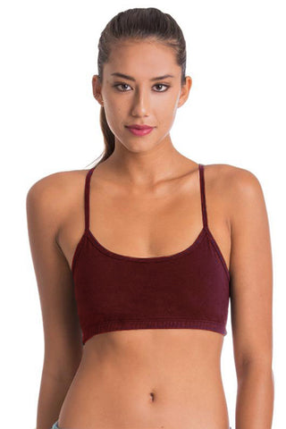 Organic Cotton Racerback Bra