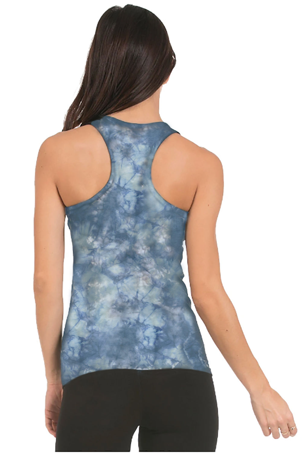 Crystal Wash Chambray Organic Cotton Yoga Tank