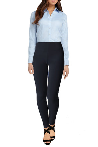 High Waist Cotton Stretch Office Legging