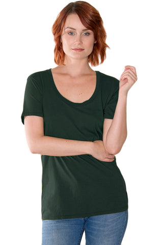 Organic Cotton Scoop Neck Tee