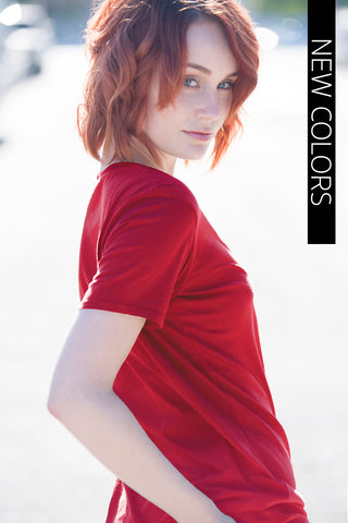Organic Cotton Scoop Neck Tee
