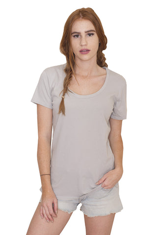 Organic Cotton Scoop Neck Tee