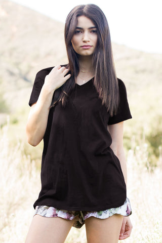 Organic Cotton V-Neck Tee