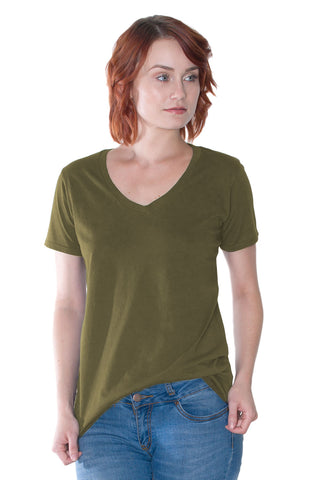 Organic Cotton V-Neck Tee