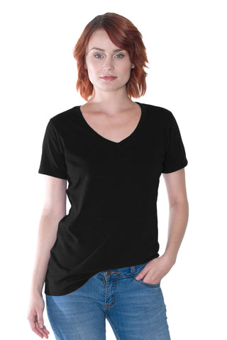 Organic Cotton Long V-Neck Tee